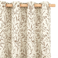 Bronze Meadow Silhouette Grommet Curtain Panel