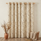 Bronze Meadow Silhouette Grommet Curtain Panel