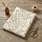 Bronze Meadow Silhouette Grommet Curtain Panel