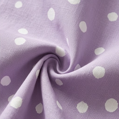 Lavender Scattered Dot Grommet Curtain Panel